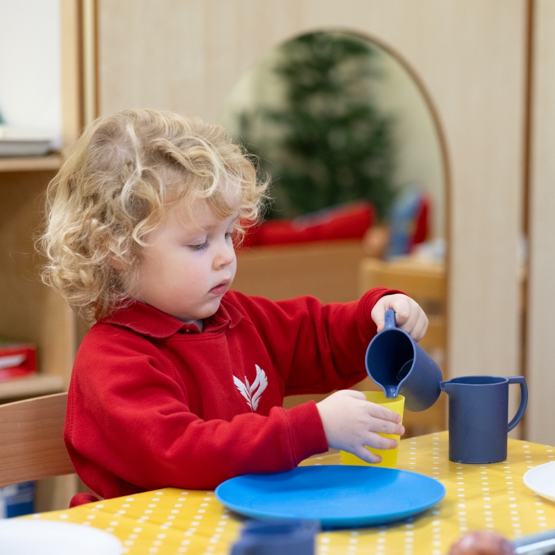 Home-cooked lunch menu and snacks.